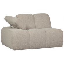 Laden Sie das Bild in den Galerie-Viewer, MOJO 1-SEATER ELEMENT ARM LEFT BOUCLE BEIGE MELANGE