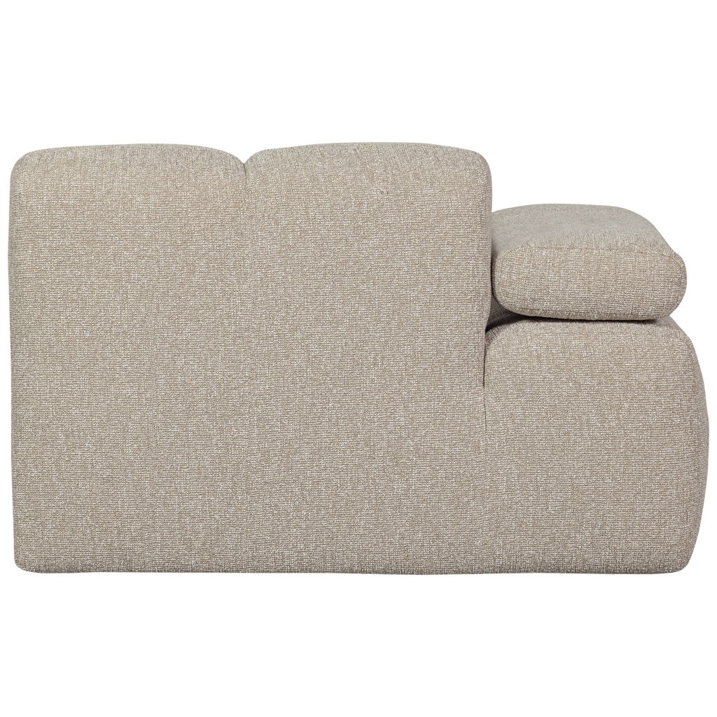 MOJO 1-SEATER ELEMENT ARM LEFT BOUCLE BEIGE MELANGE