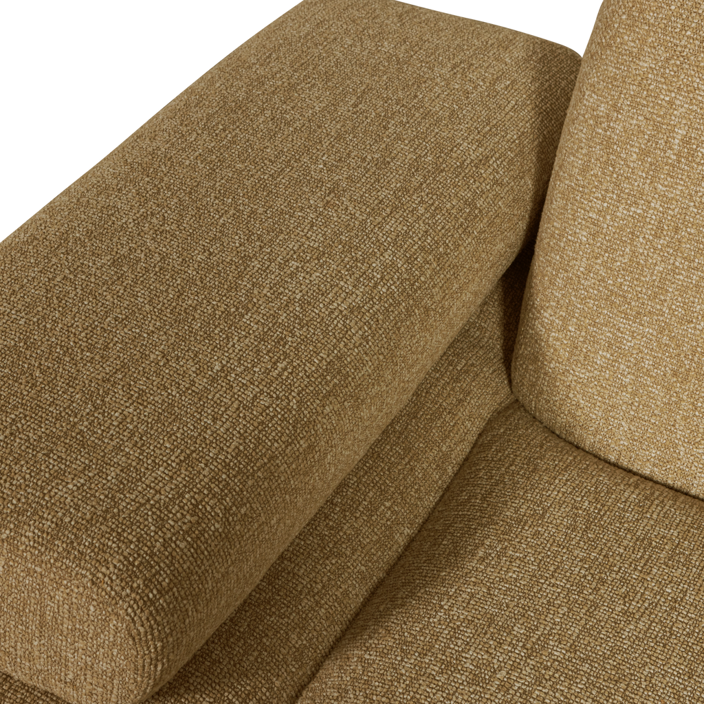 MOJO 1-SEATER ELEMENT ARM LEFT BOUCLE YELLOW/BROWN MELANGE