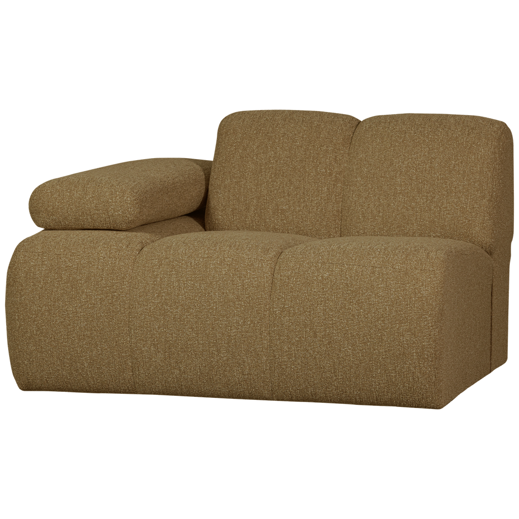 MOJO 1-SEATER ELEMENT ARM LEFT BOUCLE YELLOW/BROWN MELANGE