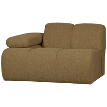 Laden Sie das Bild in den Galerie-Viewer, MOJO 1-SEATER ELEMENT ARM LEFT BOUCLE YELLOW/BROWN MELANGE