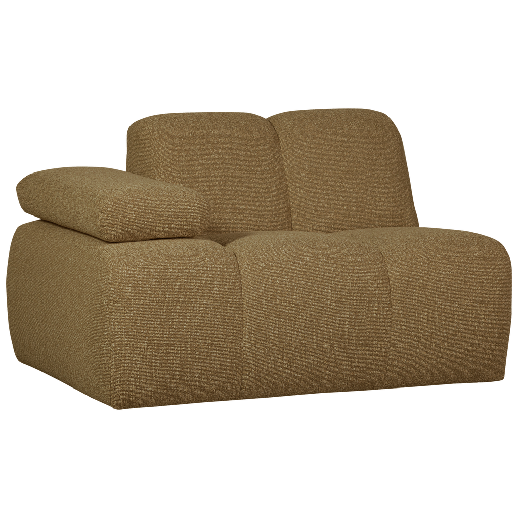 MOJO 1-SEATER ELEMENT ARM LEFT BOUCLE YELLOW/BROWN MELANGE