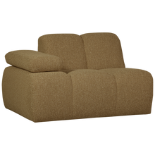 Laden Sie das Bild in den Galerie-Viewer, MOJO 1-SEATER ELEMENT ARM LEFT BOUCLE YELLOW/BROWN MELANGE