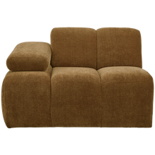 Laden Sie das Bild in den Galerie-Viewer, MOJO 1-SEATER ELEMENT ARM LEFT RIB FABRIC HONEY YELLOW