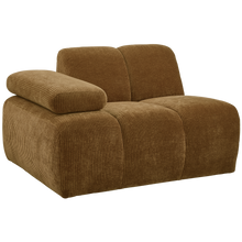 Laden Sie das Bild in den Galerie-Viewer, MOJO 1-SEATER ELEMENT ARM LEFT RIB FABRIC HONEY YELLOW