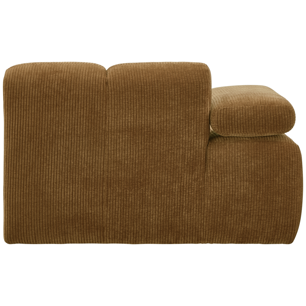 MOJO 1-SEATER ELEMENT ARM LEFT RIB FABRIC HONEY YELLOW