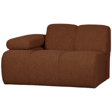 Laden Sie das Bild in den Galerie-Viewer, MOJO 1-SEATER ELEMENT ARM LEFT BOUCLE RUST BROWN MELANGE