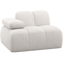 Laden Sie das Bild in den Galerie-Viewer, MOJO 1-SEATER ELEMENT ARM LEFT WOOLLY ECRU