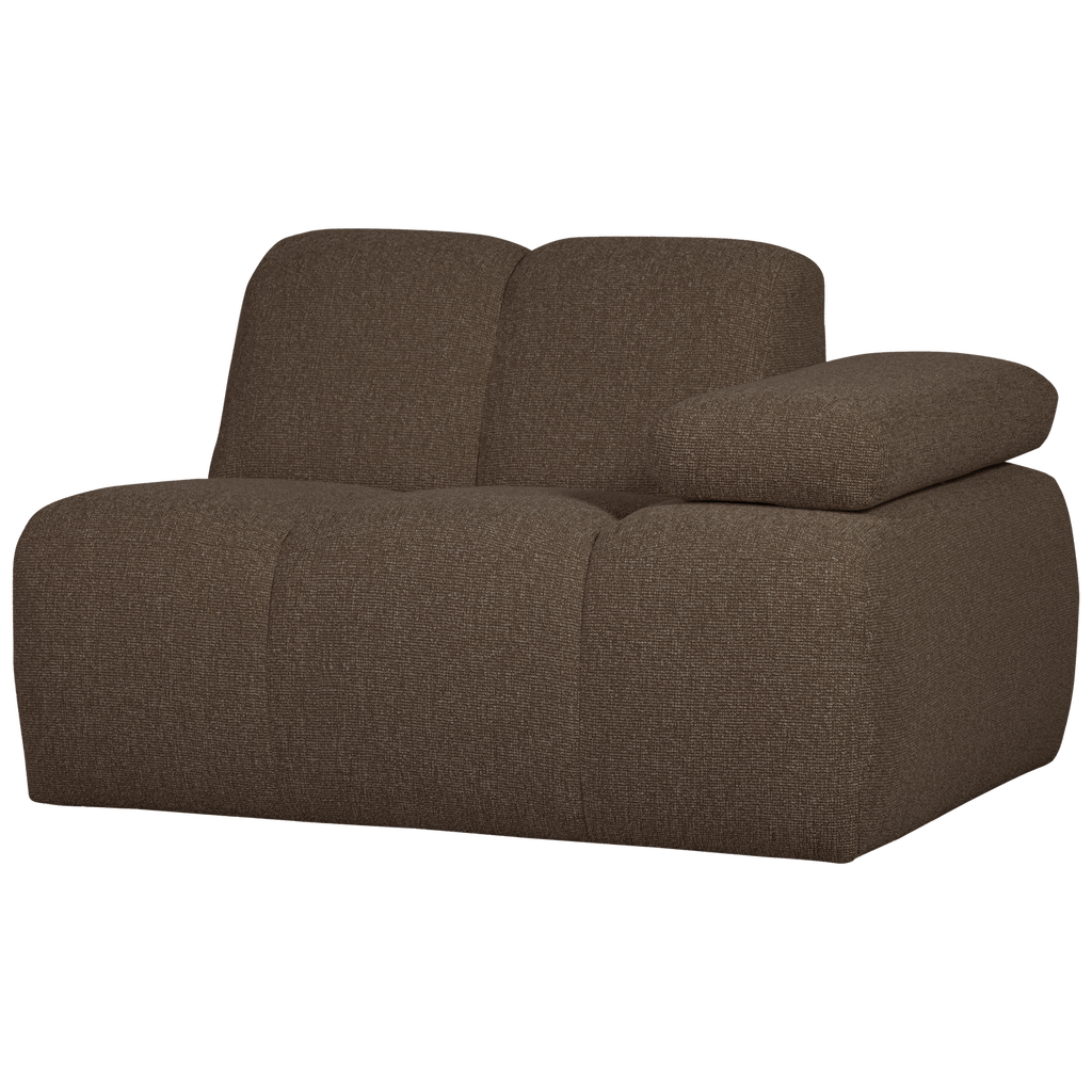 MOJO 1-SEATER ELEMENT ARM RIGHT BOUCLE BROWN MELANGE