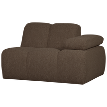 Laden Sie das Bild in den Galerie-Viewer, MOJO 1-SEATER ELEMENT ARM RIGHT BOUCLE BROWN MELANGE