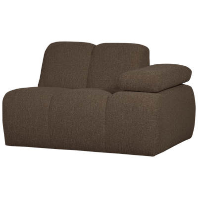 MOJO 1-SEATER ELEMENT ARM RIGHT BOUCLE BROWN MELANGE