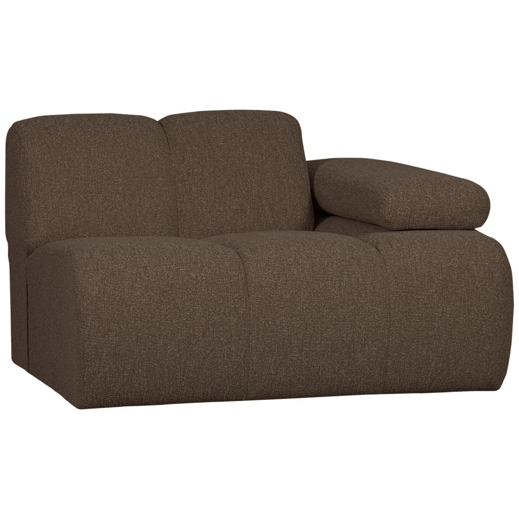 MOJO 1-SEATER ELEMENT ARM RIGHT BOUCLE BROWN MELANGE