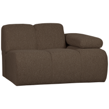 Laden Sie das Bild in den Galerie-Viewer, MOJO 1-SEATER ELEMENT ARM RIGHT BOUCLE BROWN MELANGE