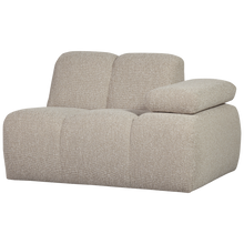 Laden Sie das Bild in den Galerie-Viewer, MOJO 1-SEATER ELEMENT ARM RIGHT BOUCLE BEIGE MELANGE