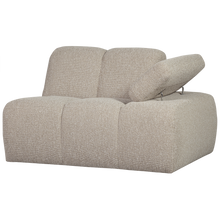 Laden Sie das Bild in den Galerie-Viewer, MOJO 1-SEATER ELEMENT ARM RIGHT BOUCLE BEIGE MELANGE