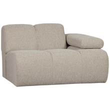 Laden Sie das Bild in den Galerie-Viewer, MOJO 1-SEATER ELEMENT ARM RIGHT BOUCLE BEIGE MELANGE