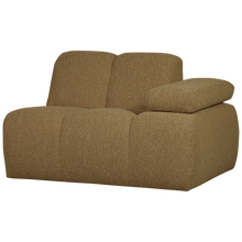 Laden Sie das Bild in den Galerie-Viewer, MOJO 1-SEATER ELEMENT ARM RIGHT BOUCLE YELLOW/BROWN MELANGE