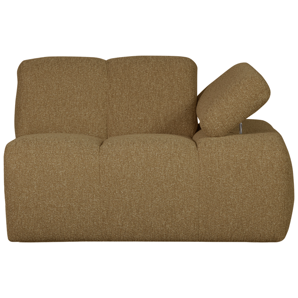 MOJO 1-SEATER ELEMENT ARM RIGHT BOUCLE YELLOW/BROWN MELANGE