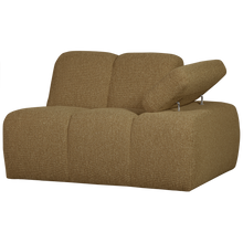 Laden Sie das Bild in den Galerie-Viewer, MOJO 1-SEATER ELEMENT ARM RIGHT BOUCLE YELLOW/BROWN MELANGE
