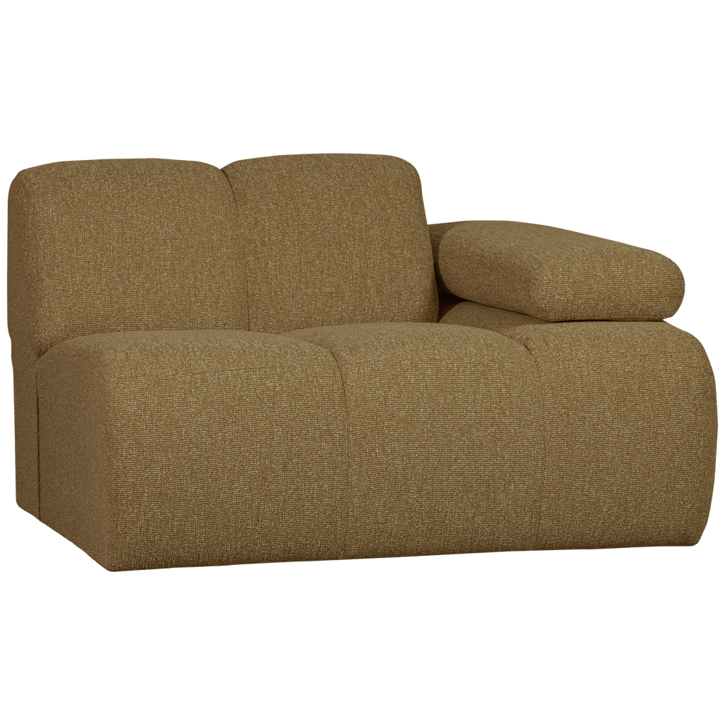 MOJO 1-SEATER ELEMENT ARM RIGHT BOUCLE YELLOW/BROWN MELANGE