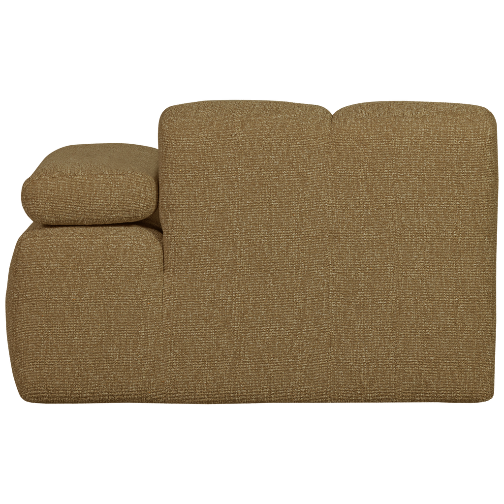 MOJO 1-SEATER ELEMENT ARM RIGHT BOUCLE YELLOW/BROWN MELANGE