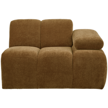 Laden Sie das Bild in den Galerie-Viewer, MOJO 1-SEATER ELEMENT ARM RIGHT RIB FABRIC HONEY YELLOW