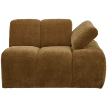 Laden Sie das Bild in den Galerie-Viewer, MOJO 1-SEATER ELEMENT ARM RIGHT RIB FABRIC HONEY YELLOW