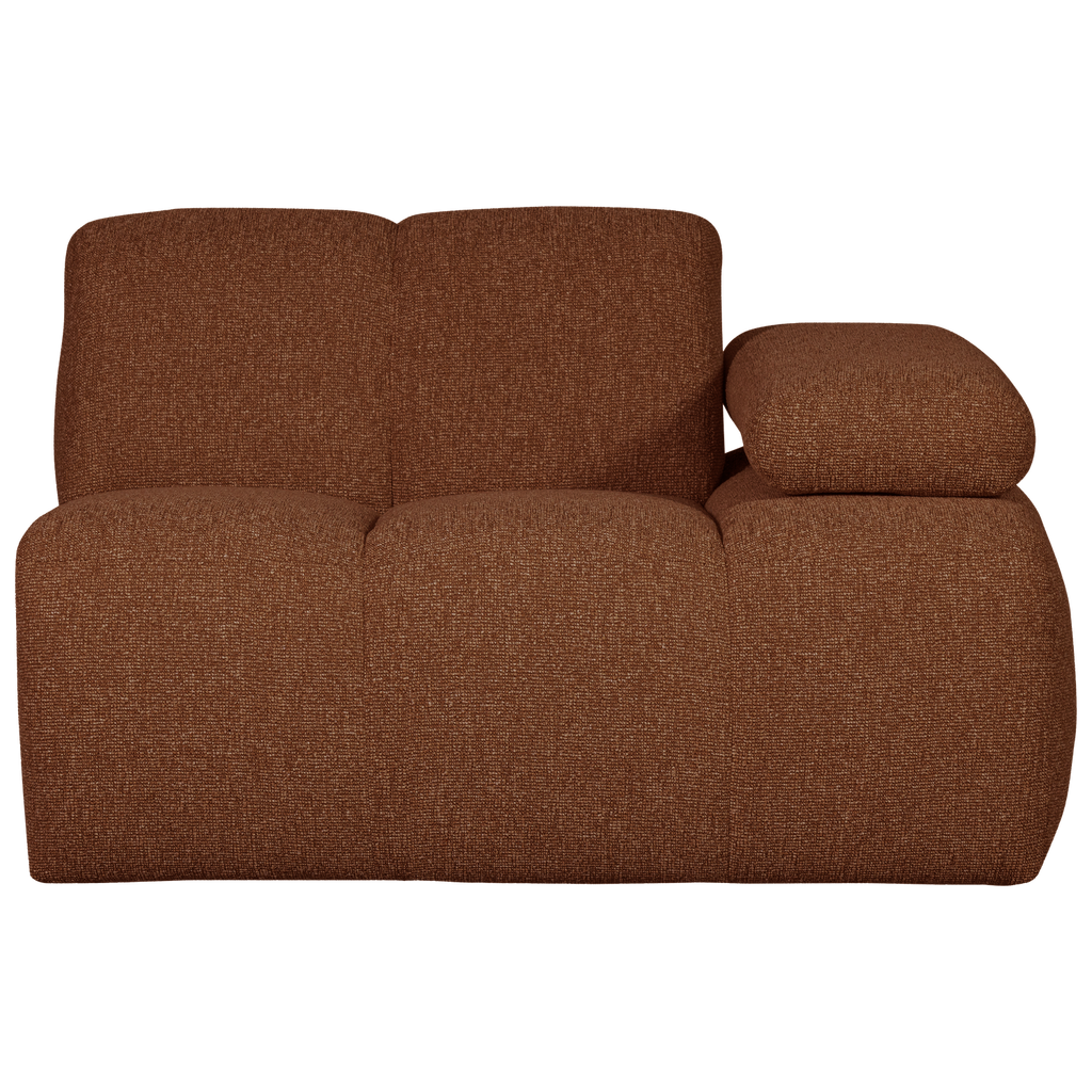 MOJO 1-SEATER ELEMENT ARM RIGHT BOUCLE RUST BROWN MELANGE