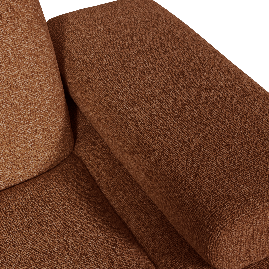 MOJO 1-SEATER ELEMENT ARM RIGHT BOUCLE RUST BROWN MELANGE