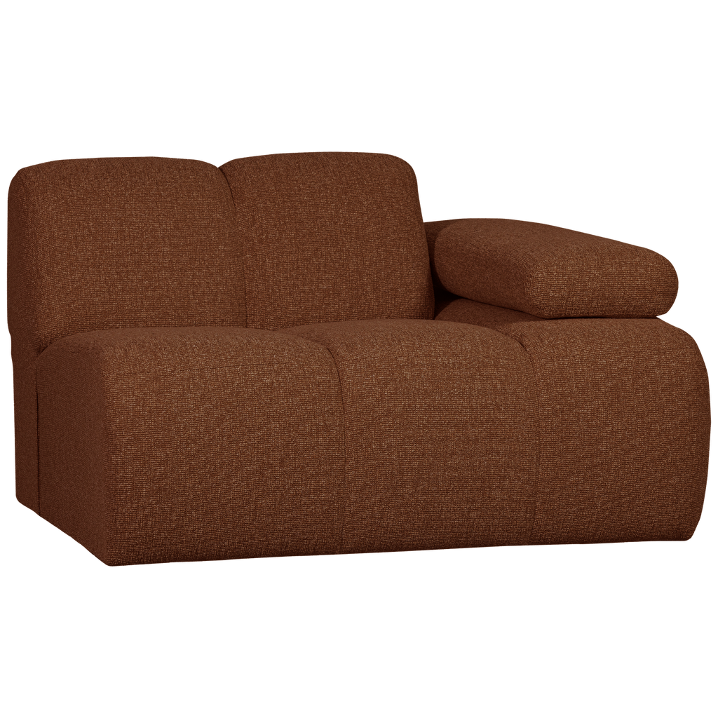 MOJO 1-SEATER ELEMENT ARM RIGHT BOUCLE RUST BROWN MELANGE