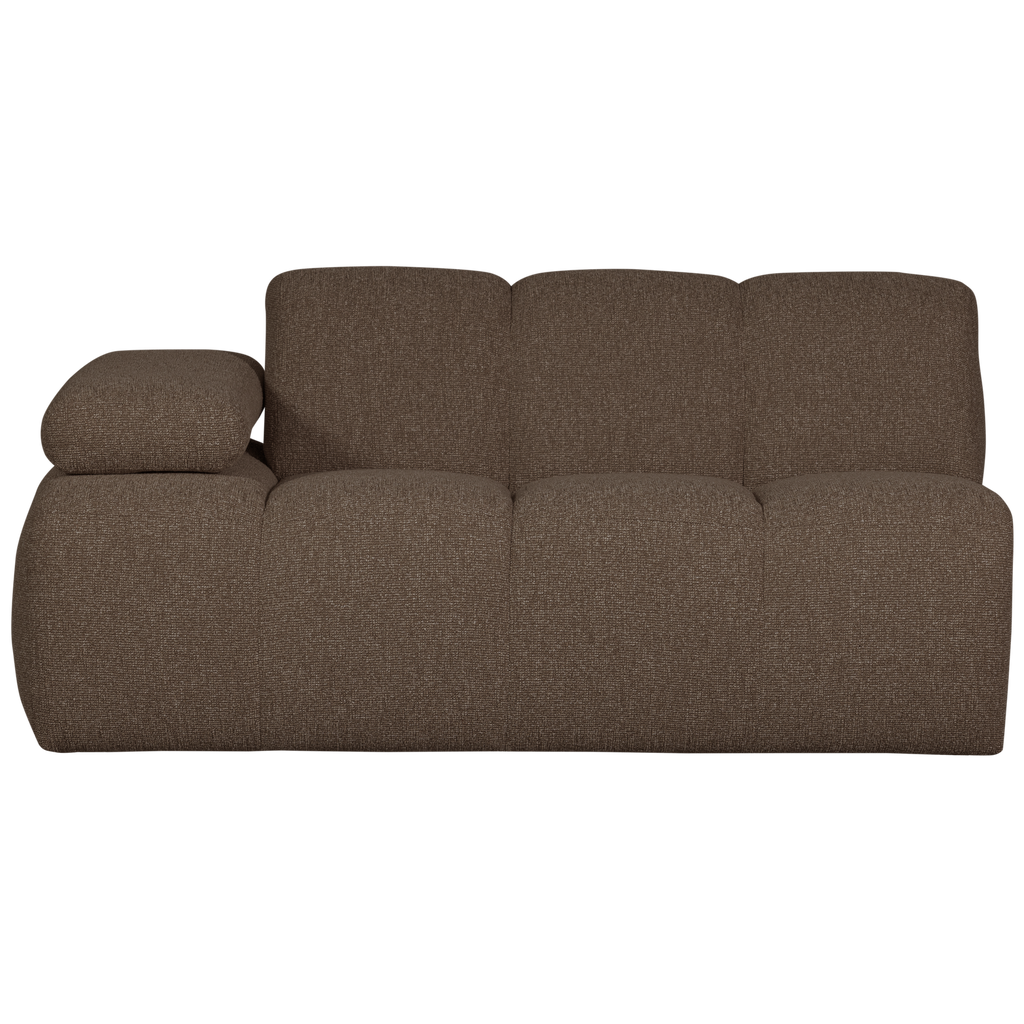 MOJO 1,5-SEATER ELEMENT ARM LEFT BOUCLE BROWN MELANGE