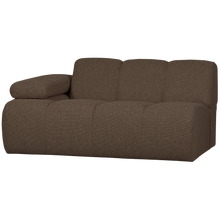 Laden Sie das Bild in den Galerie-Viewer, MOJO 1,5-SEATER ELEMENT ARM LEFT BOUCLE BROWN MELANGE