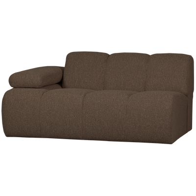 MOJO 1,5-SEATER ELEMENT ARM LEFT BOUCLE BROWN MELANGE