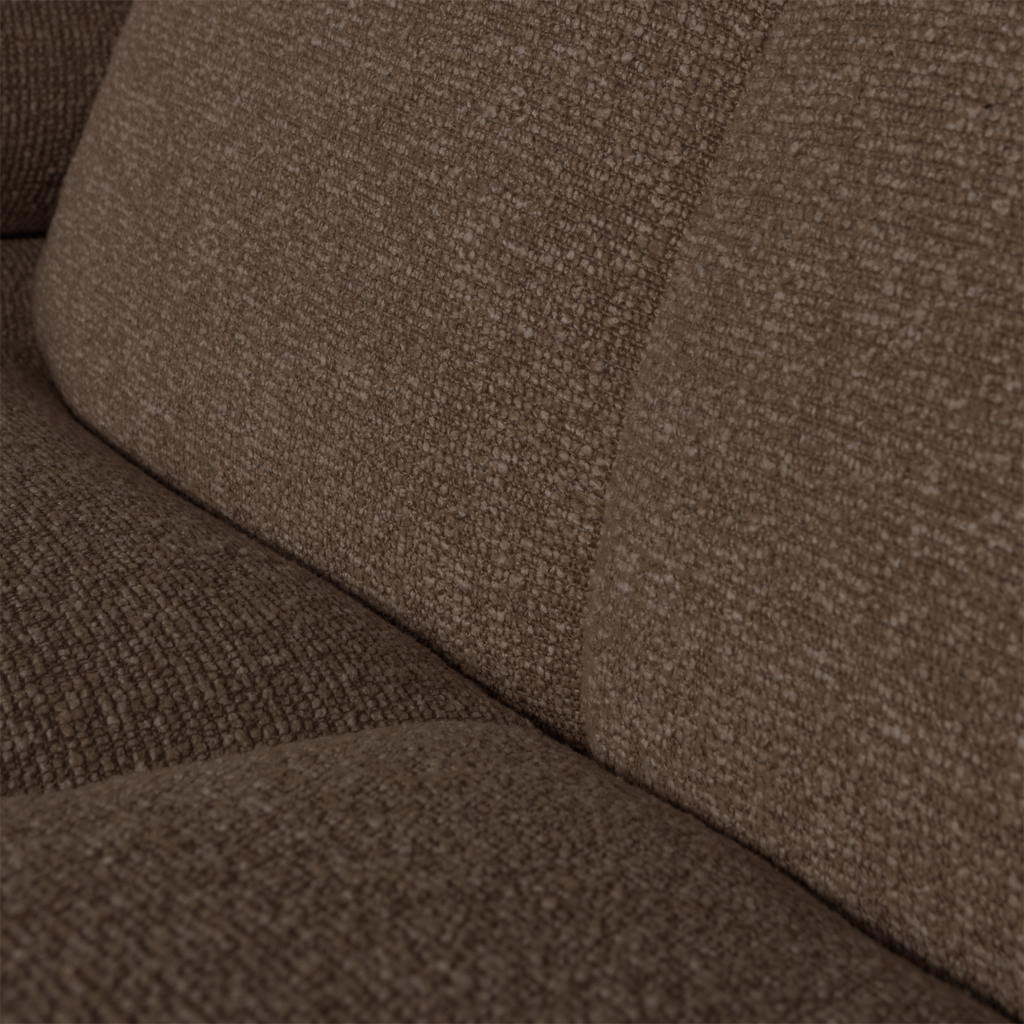 MOJO 1,5-SEATER ELEMENT ARM LEFT BOUCLE BROWN MELANGE