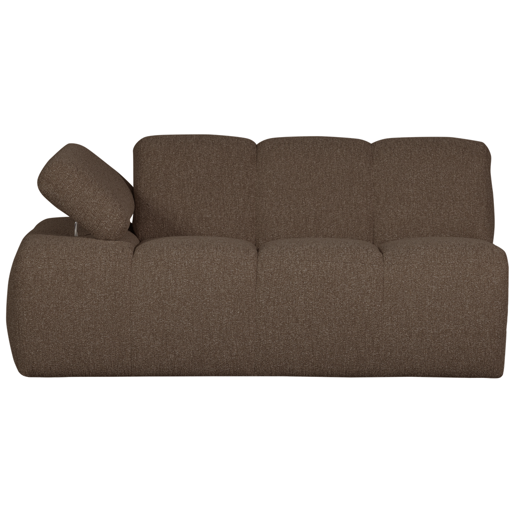 MOJO 1,5-SEATER ELEMENT ARM LEFT BOUCLE BROWN MELANGE