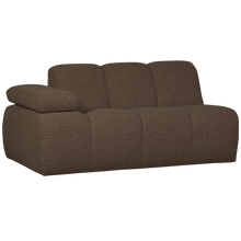Laden Sie das Bild in den Galerie-Viewer, MOJO 1,5-SEATER ELEMENT ARM LEFT BOUCLE BROWN MELANGE