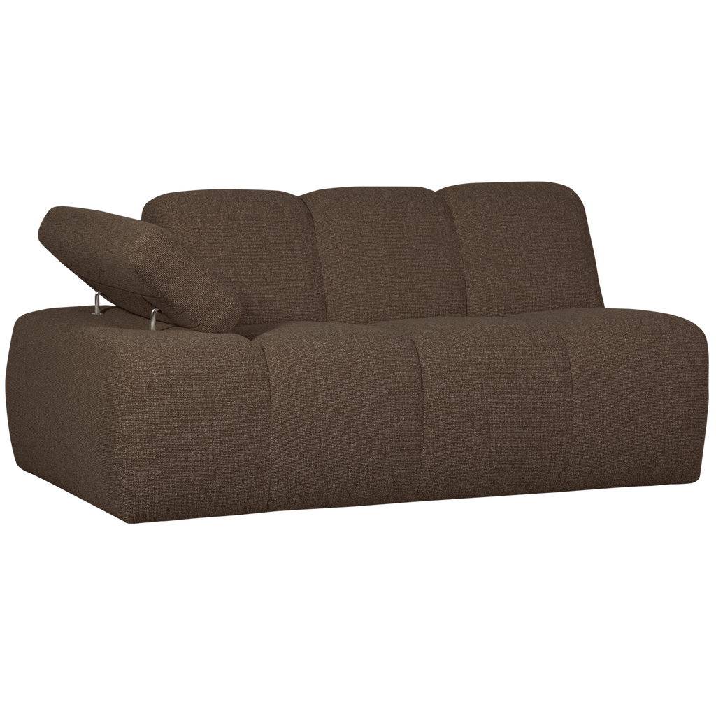 MOJO 1,5-SEATER ELEMENT ARM LEFT BOUCLE BROWN MELANGE