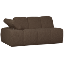 Laden Sie das Bild in den Galerie-Viewer, MOJO 1,5-SEATER ELEMENT ARM LEFT BOUCLE BROWN MELANGE
