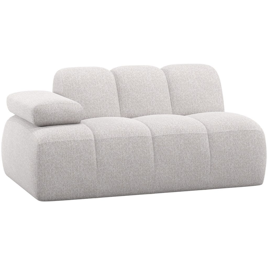 MOJO 1,5-SEATER ELEMENT ARM LEFT BOUCLE ECRU MELANGE