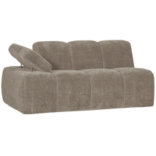 Laden Sie das Bild in den Galerie-Viewer, MOJO 1,5-SEATER ELEMENT ARM LEFT RIB FABRIC DARK SAND