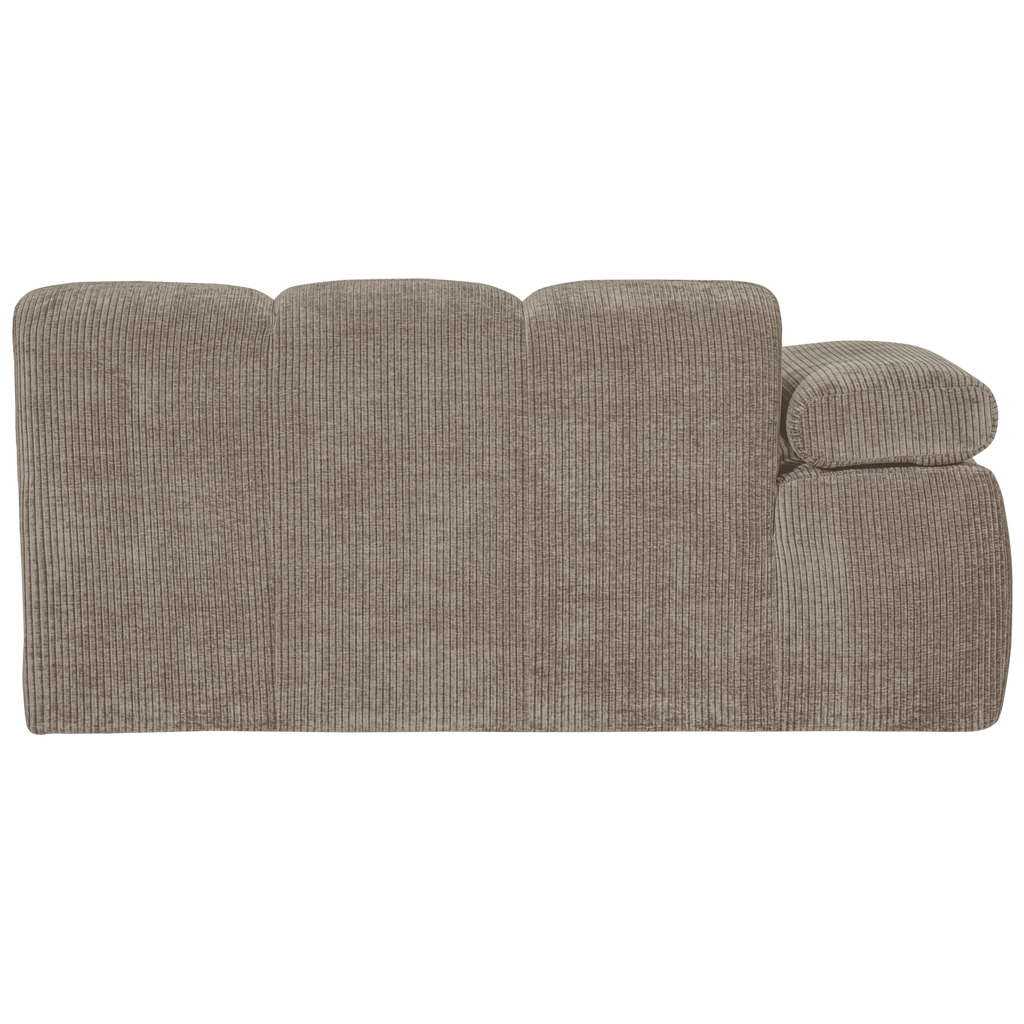 MOJO 1,5-SEATER ELEMENT ARM LEFT RIB FABRIC DARK SAND