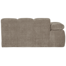 Laden Sie das Bild in den Galerie-Viewer, MOJO 1,5-SEATER ELEMENT ARM LEFT RIB FABRIC DARK SAND