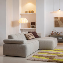 Laden Sie das Bild in den Galerie-Viewer, MOJO CHAISE LONGUE SOFA RIGHT BOUCLE BEIGE MELANGE