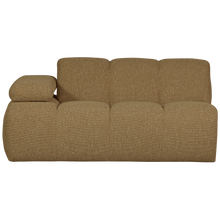 Laden Sie das Bild in den Galerie-Viewer, MOJO 1,5-SEATER ELEMENT ARM LEFT BOUCLE YELLOW/BROWN MELANGE