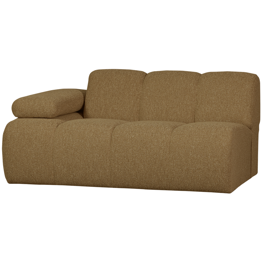 MOJO 1,5-SEATER ELEMENT ARM LEFT BOUCLE YELLOW/BROWN MELANGE