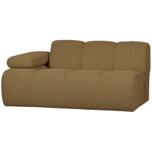 Laden Sie das Bild in den Galerie-Viewer, MOJO 1,5-SEATER ELEMENT ARM LEFT BOUCLE YELLOW/BROWN MELANGE