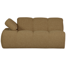 Laden Sie das Bild in den Galerie-Viewer, MOJO 1,5-SEATER ELEMENT ARM LEFT BOUCLE YELLOW/BROWN MELANGE
