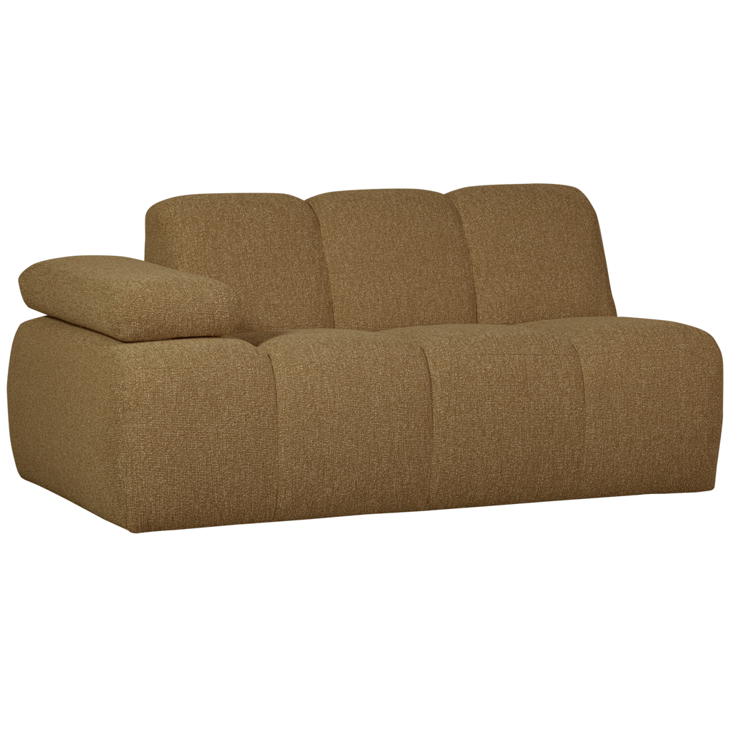 MOJO 1,5-SEATER ELEMENT ARM LEFT BOUCLE YELLOW/BROWN MELANGE
