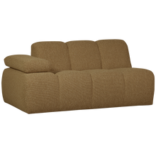 Laden Sie das Bild in den Galerie-Viewer, MOJO 1,5-SEATER ELEMENT ARM LEFT BOUCLE YELLOW/BROWN MELANGE