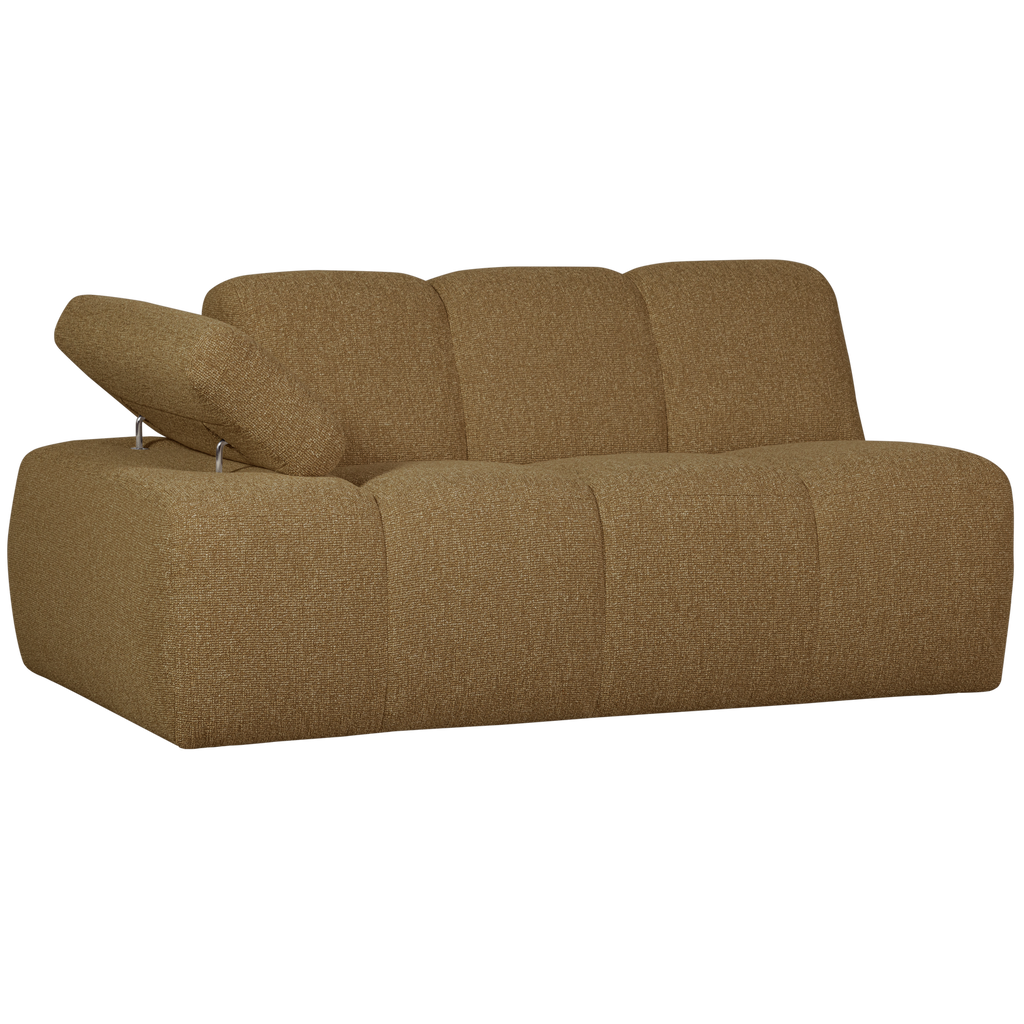 MOJO 1,5-SEATER ELEMENT ARM LEFT BOUCLE YELLOW/BROWN MELANGE